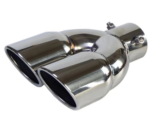 Dual Ss 304 Auto Exhaust Tips 3 Inch Outlet