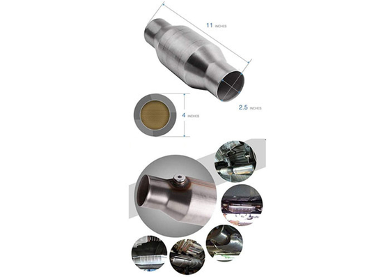 01801 High Flow Catalytic Converter 2.5 Mesh 400 High Flow Cat 2.5 Inch