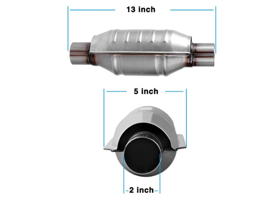 Right Front Rear Stainless Steel 2 Inch Universal Catalytic Converter Direct Replacement