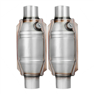 Overall 11'' Ceramic Universal Catalytic Converter 2.5'' Inlet Outlet 53005