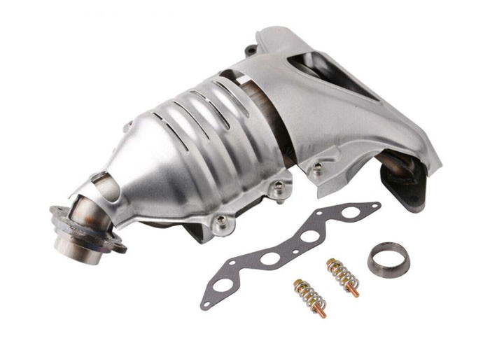 Stainless Steel 2005 Honda Catalytic Converter Honda Civic GX Sedan 1.7L